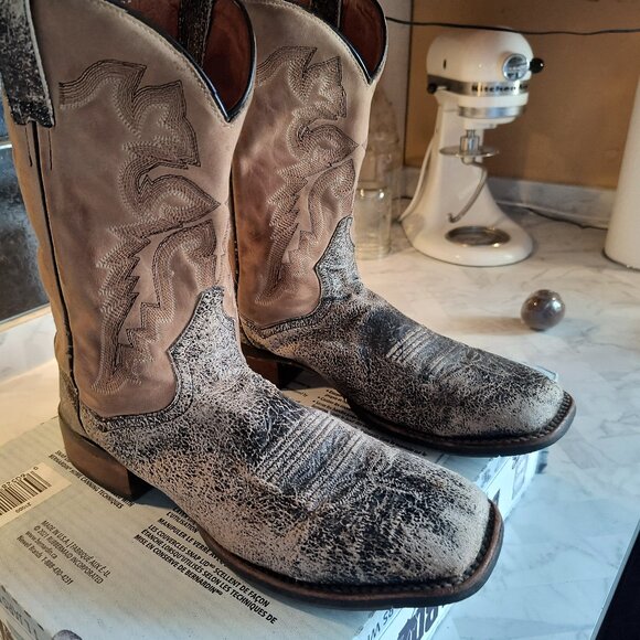 Men's 10 Dan Post boots - Picture 1 of 5